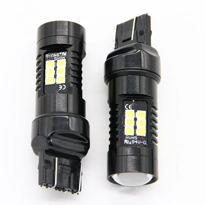 2 шт. Автомобильные светодиодные лампы 1156 LED BA15S P21W BAU15S PY21W BAY15D 1157 P21/5W R5W 21 SMD 3030 12 24