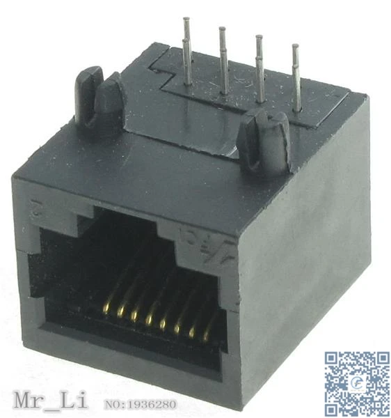 54602 908LF [ modular connectors / 8 8 HORIZ PCB JACK]pcb