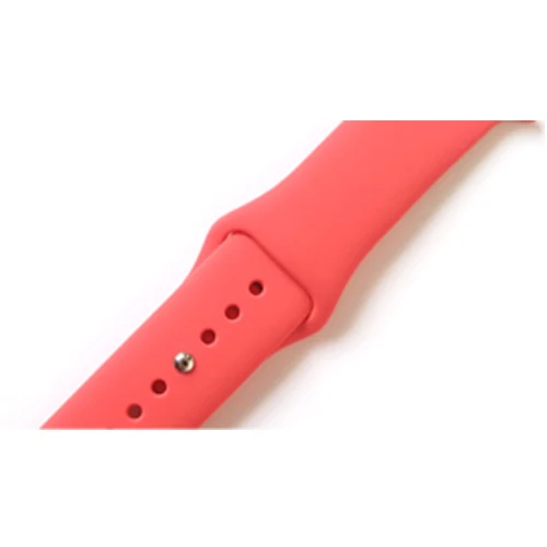 Спортивный силиконовый ремешок для apple watch Series 4, 44 мм, 40 мм, сменный ремешок для браслета, ремешок для часов apple Watch 3, 42 мм, 38 мм, полосы - Цвет: Розовый