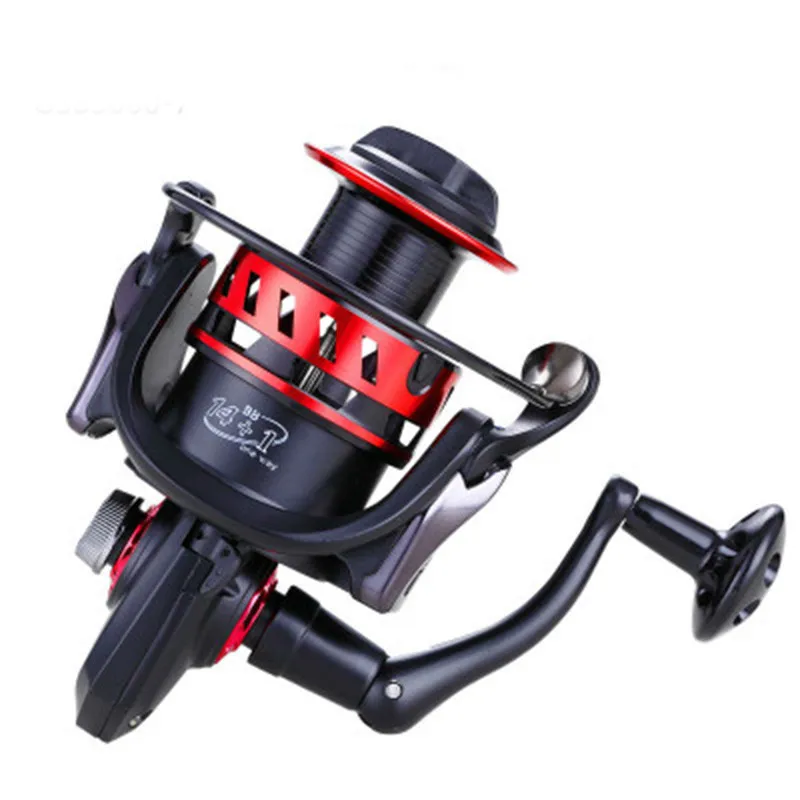

LIEYUWANG New Water Resistant Metal Body 14+1BB Left/Right Handle Spinning Wheel 8KG Max Drag Freshwater Spinning Fishing Reel