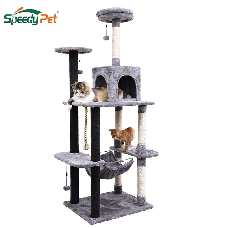 2019Luxury Cat Scratching Post Large Climbing Frame For ...