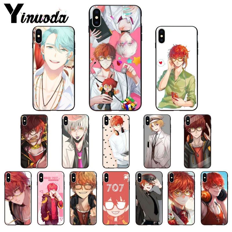 Yinuoda 707 Mystic Messenger аниме чехол для смартфона Apple iPhone 8 7 6 6S Plus X XS MAX 5 5S SE XR 11 11pro