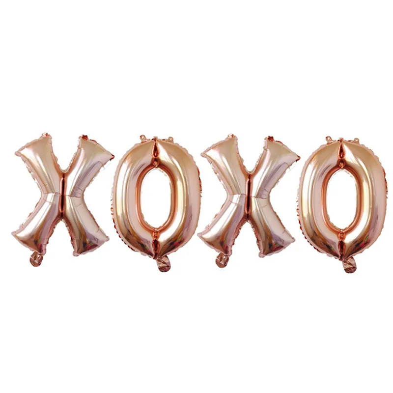 Большой 40 дюймов розовое золото ребенка письмо Фольга шары Свадебные украшения BABY Shower Алфавит гелием воздушный шар День рождения поставки