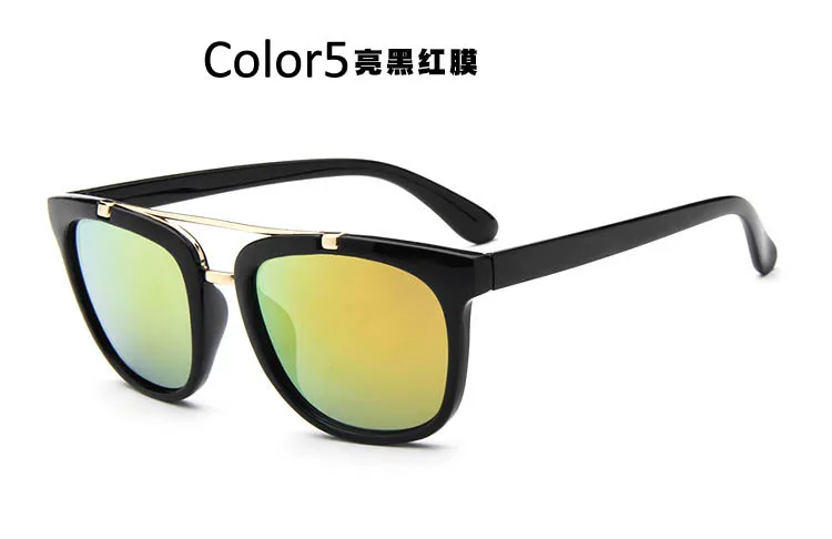 Новые модные очки Детские Красочные поляризованные солнцезащитные очки анти-УФ брендовые дизайнерские солнцезащитные очки Oculos милый ребенок CG0005 - Цвет линз: Color5
