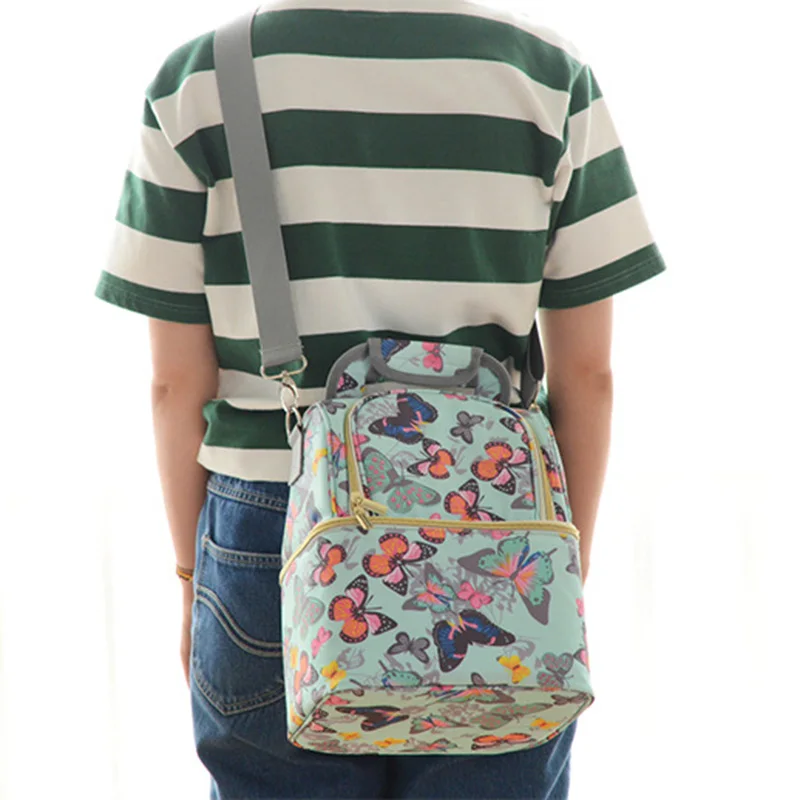 Baby Insulation Breast Milk Bags Fox Double Layer Waterproof Mummy Feeding Milk Food Fruit Storage Shoulder Bag Warm Tote BB5108 (18)