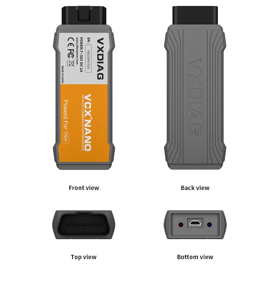 New VXDIAG VCX NANO Diagnostic-Tool For Volvo VIDA