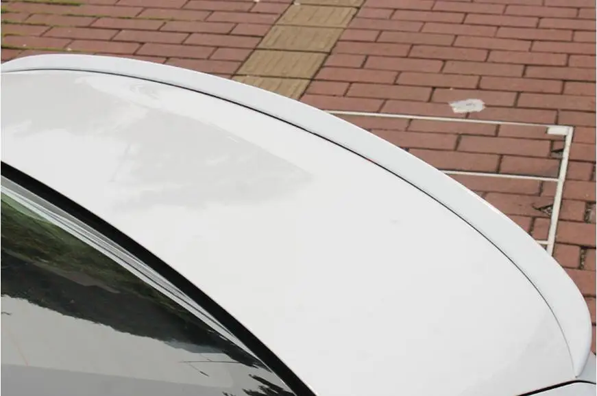 Car Styling For Citroen C-Elysee Spoiler 2014 2015 ABS Plastic Rear Trunk Roof Wing Spoiler color