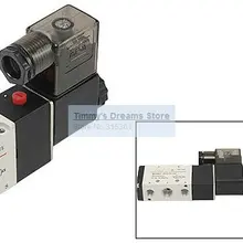1/4 ''4V210-08 5 способов 2 Позиции одинарный соленоид клапан DC 24V