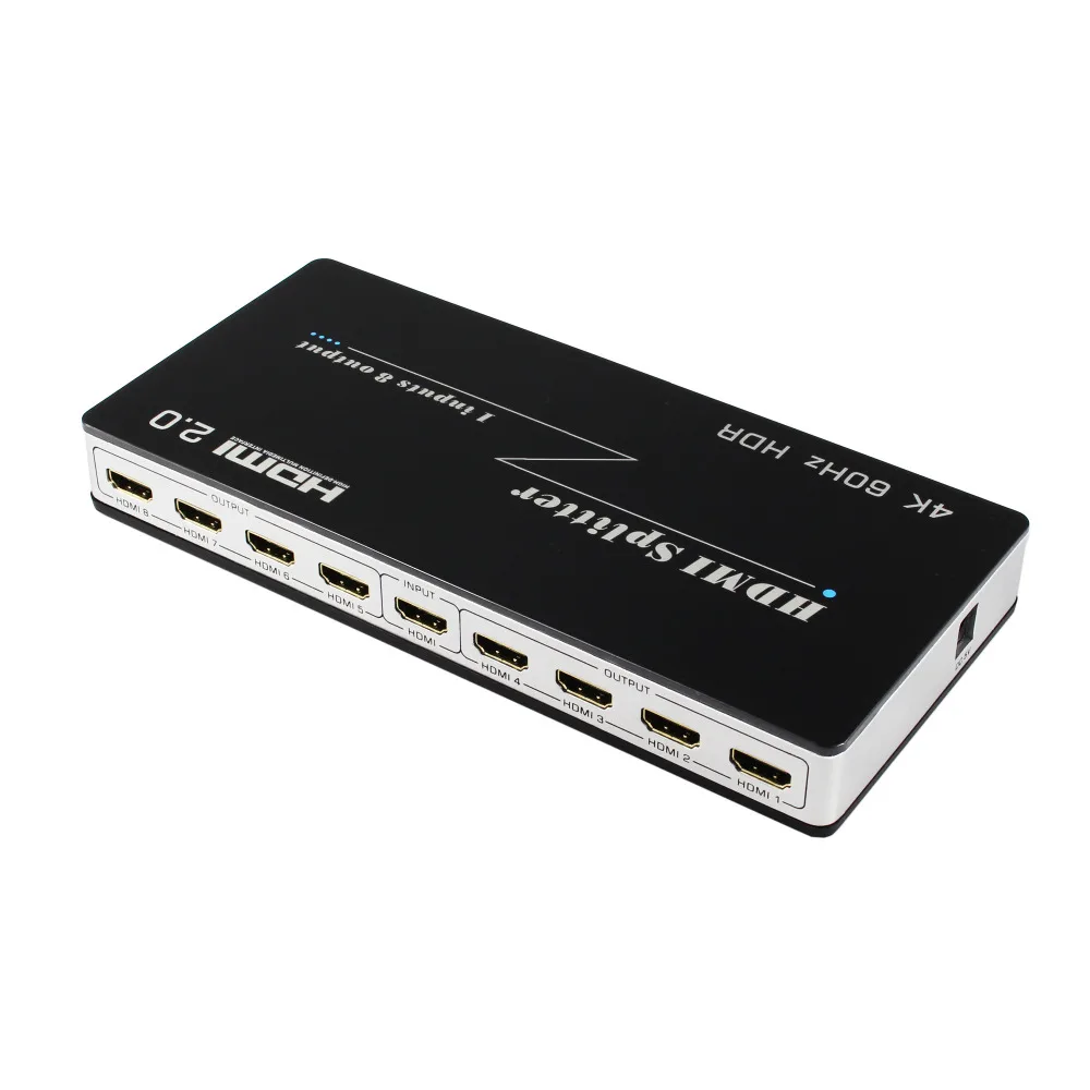HDMI 2 0 разветвитель 1X8 4K HDCP2.2 компьютерный видео HY V1082 S0 HO|Система управления CCTV| |