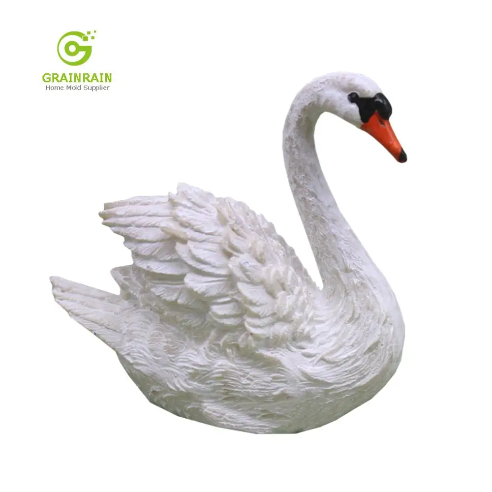 Grainrain 3D лебедь форма "Птица" для свеч DIY силиконовая форма для мыла смолы шоколадный воск пресс-форм