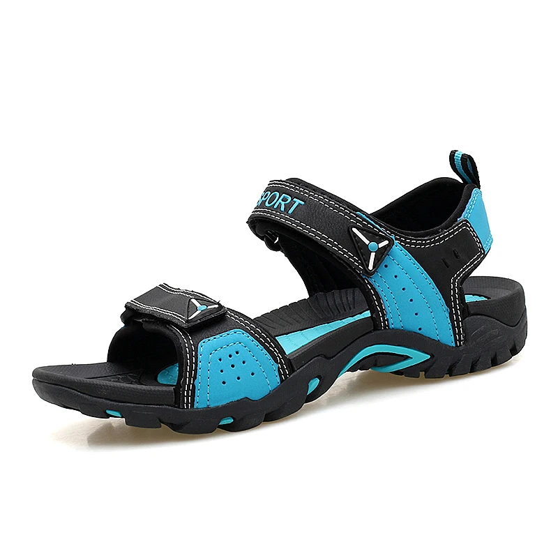 

Beach shoes men 2019 new spring and autumn men's sandals Korean soft bottom sandals large size tide outdoor sports shoes