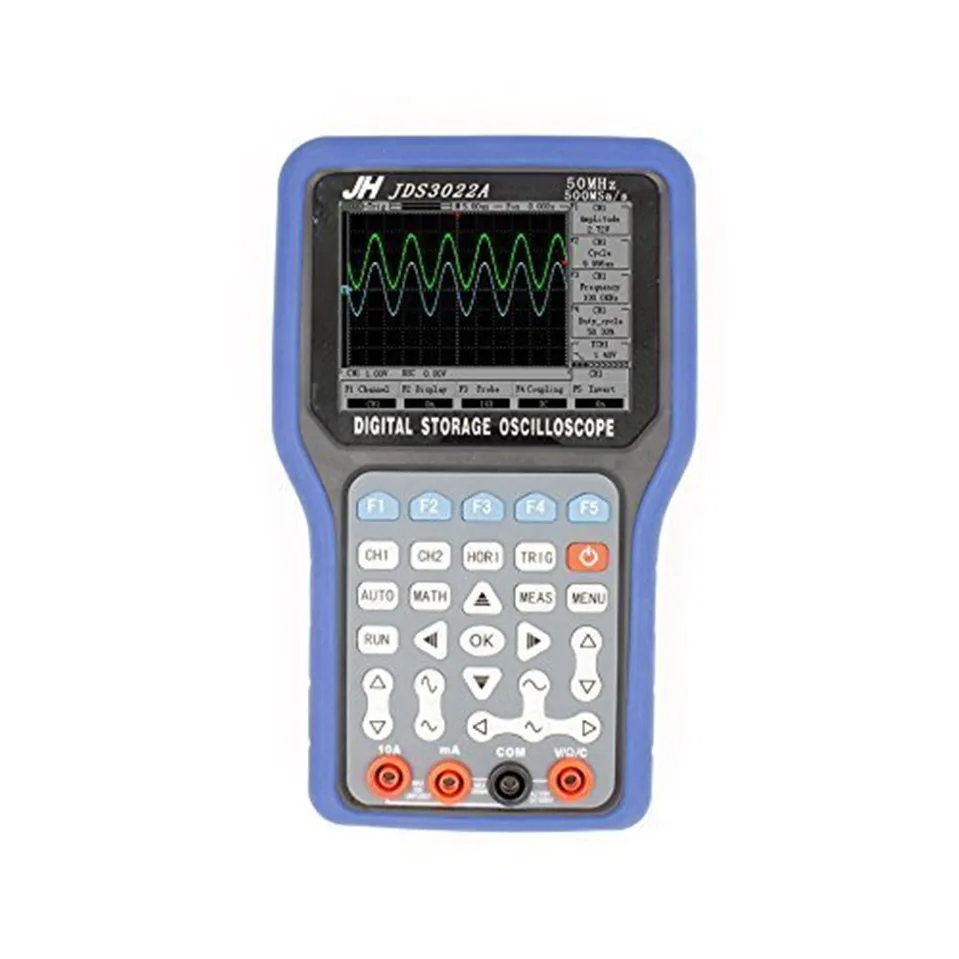 JINHAN JDS3022A серии ручной цифровой осциллограф и цифровой мультиметр, 30 мГц, двойной канал, 250MSa/s скорость дискретизации