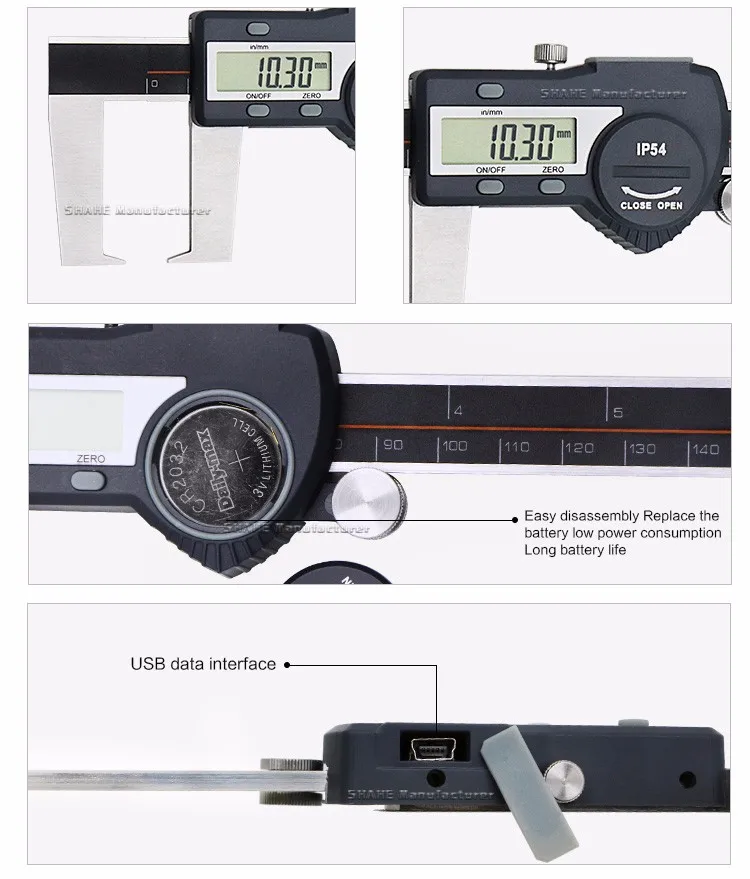 0-150 мм " цифровой наружный штангенциркуль для измерения пазов с плоскими точками paquimetro цифровой штангенциркуль сталь