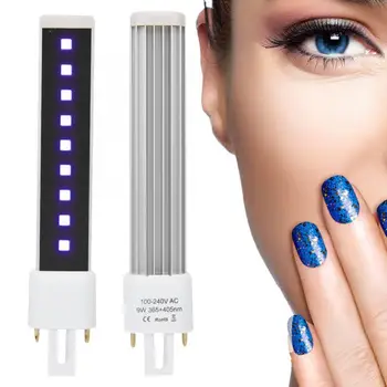 

Nail 365+405nm Double Light Source 18W Nail Gel Curing Dryer Light Tube Replacement Bulb Nail Dryer