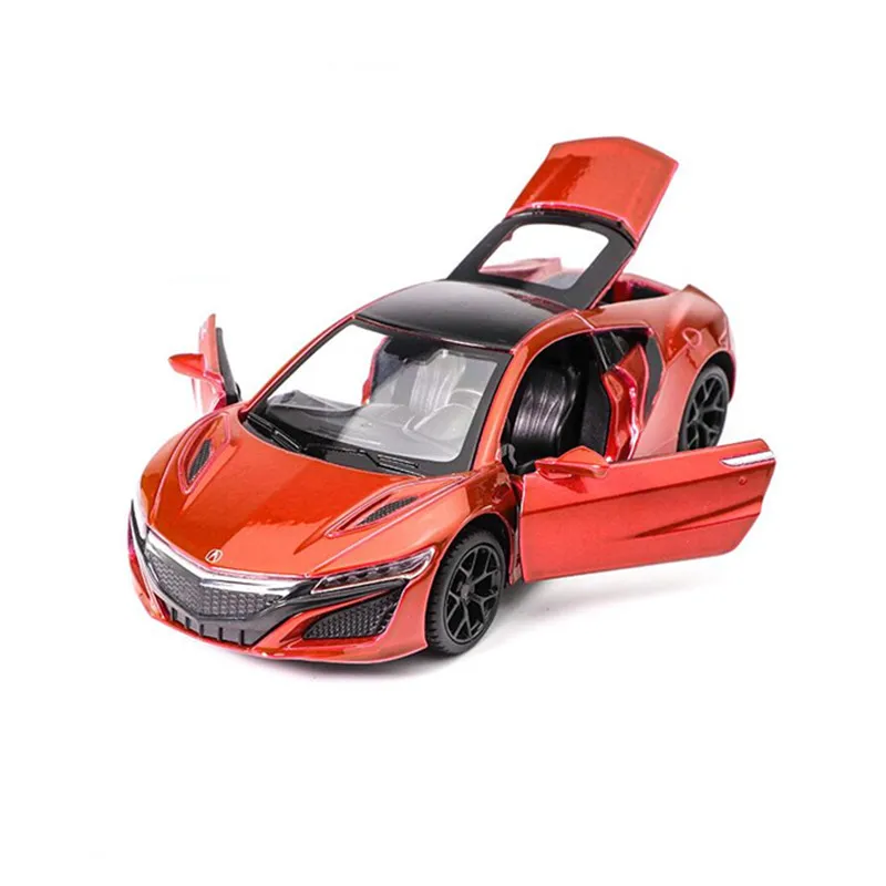 1:32 игрушечный автомобиль Acura NSX литой из металлического сплава миниатюрная