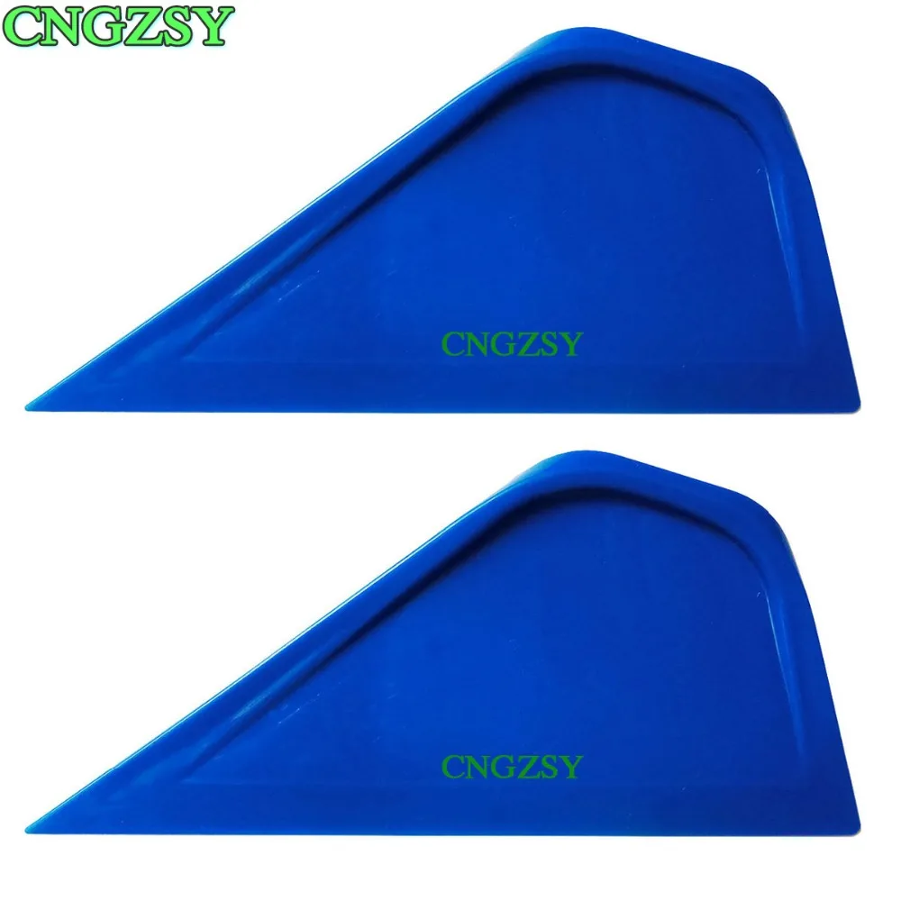 

2pcs Vinyl Wrap Sharp Edge Ending Scraper Window Film Install Water Wiper Cleaner Go Corner Card Squeegee Car Styling Tools 2A31