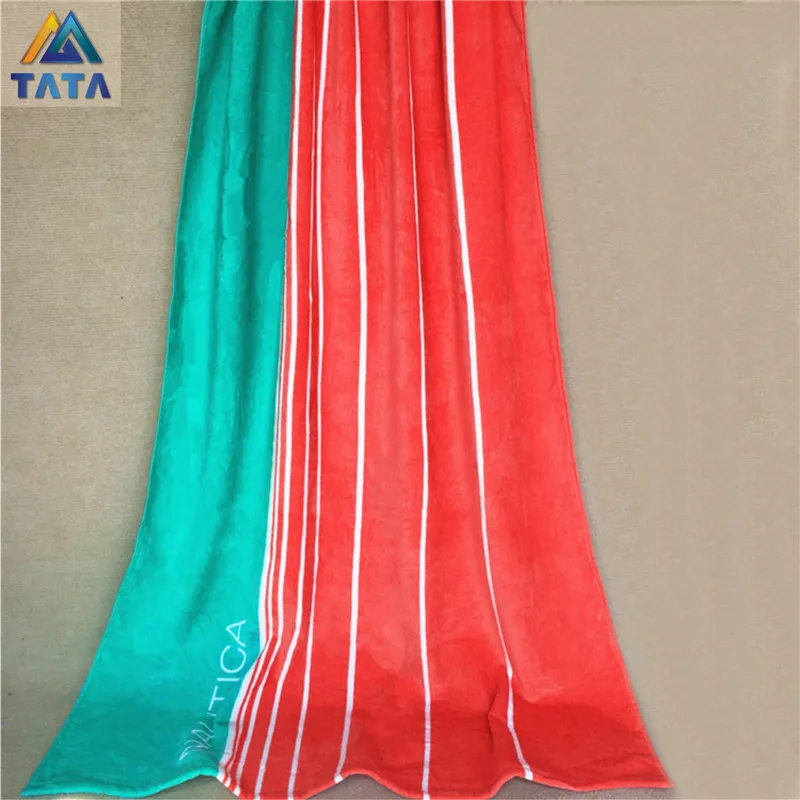 TATA Free Shipping Beach Towel 170*92cm 100% Cotton Swimwear Shower Absorbent Bath Gown Creative 2016 New Design | Дом и сад