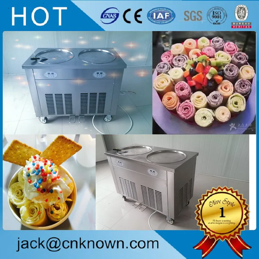 R410A Refrigerant fast cooling double pan cold stone marble slab top