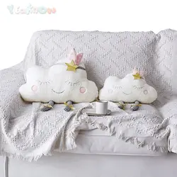 YeaKnow мягкая плюшевая подушка для дивана, мягкая подушка в форме облака, игрушки для детей детской одежды, Декор