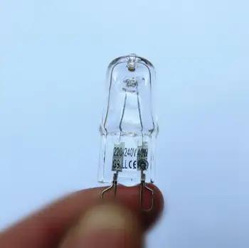 

5PCS/LOT Super Bright durable G9 Halogen Lamp Light Bulb G9 220v 20W 25W 40w 60w Warm White Indoor Clear Halogen Lamp