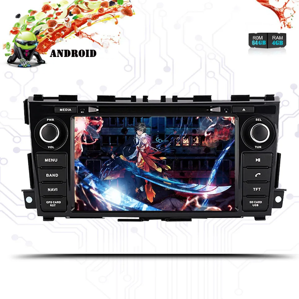 Android 10.0Car dvd GPS радио плеер для Nissan Teana Altima 2013 2018 авто стерео Мультимедиа RDS OBD DAB +