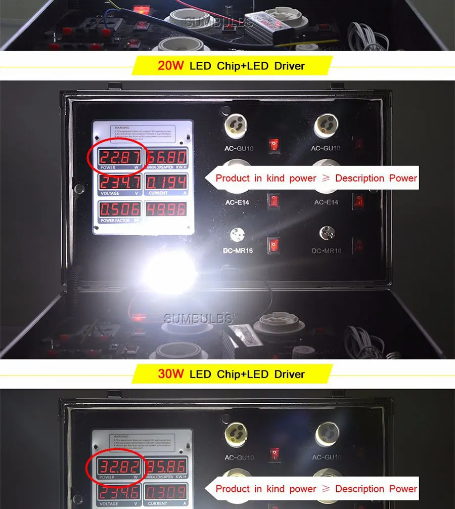 ac 110V 220V 100W 50w 30w 20w led chip light lamp led driver (5)