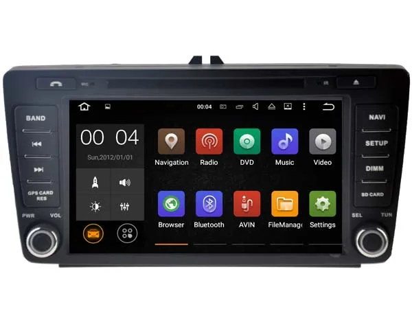 Android 7 1 1 2GB ram car dvd Audio player FOR SKODA OCTAVIA II 2004 2011