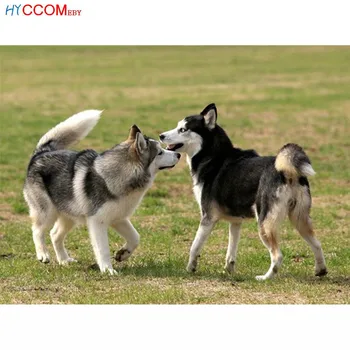 

5D DIY Diamond Embroidery animal dogs Cross Stitch Full Square / Round diamond painting Cute puppy rhinestones love gift