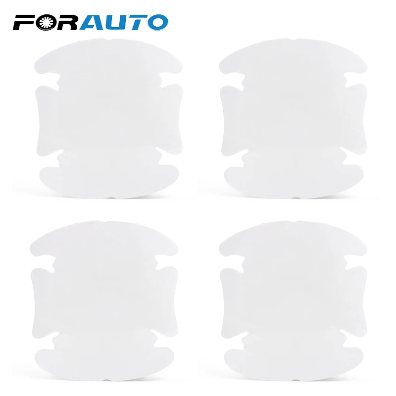

FORAUTO 4Pcs/LOT Car Handle Protection Film Car Exterior Transparent Sticker Automotive Accessories #EA10430