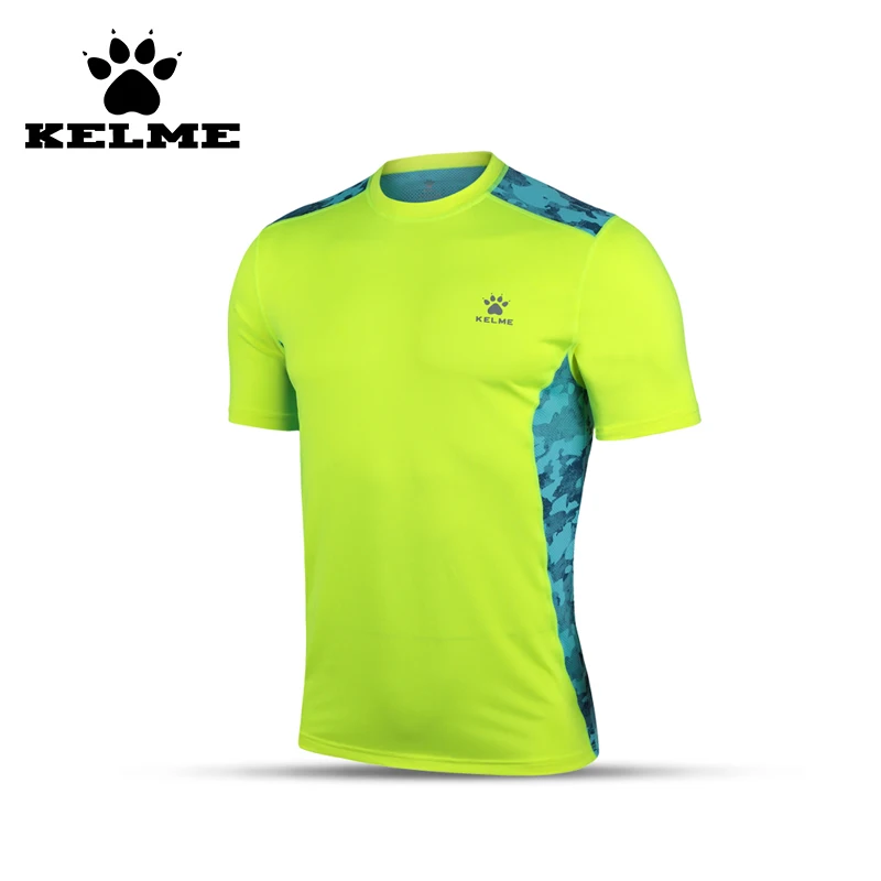 KELEM Official Authentic Brand Mens Football Tops Athletic O-Neck Soccer Jerseys Tights Running Gym Base Layer Football Tops 08