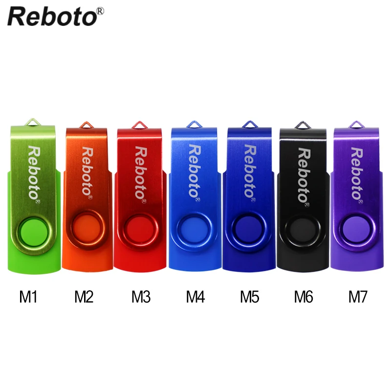 

Retobo USB 2.0 Flash Drive Colorful Rotate Key Disk Memory USB Stick Pen Drive 4GB 8GB 16GB 32GB 64GB For Free Shipping