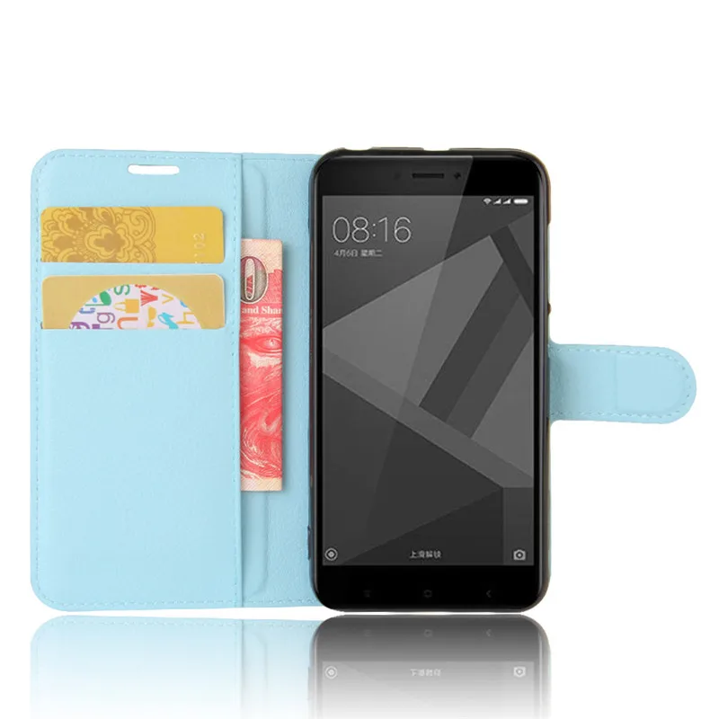 For Xiaomi Redmi 4X Case 5.0 inch Wallet PU Leather Cover Phone Case For Xiaomi Redmi 4X Redmi4X Case Silicone Flip Back Bag  (28)