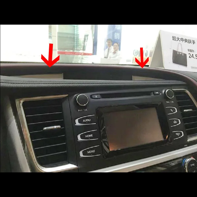 Для Toyota Highlander Kluger 2014 2018 ABS матовая Кнопка светильник еля света/коробка для