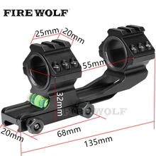 

FIRE WOLF One Piece Scope Mount Anti Cant Device Bubble Level For 25.4/30mm Diameter Riflescopes