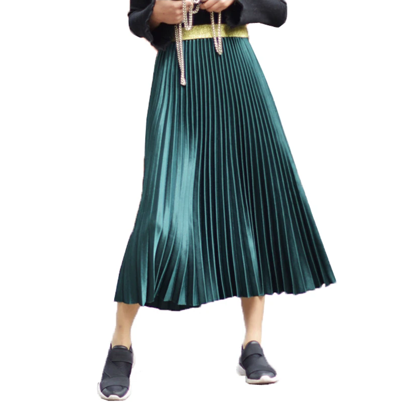 leather skirt Ladies Vintage Autumn Winter Women Velvet Skirt High Waisted Elegant Sexy Skinny Black Pleated Skirts Female Maxi Skirts Womens tartan skirt