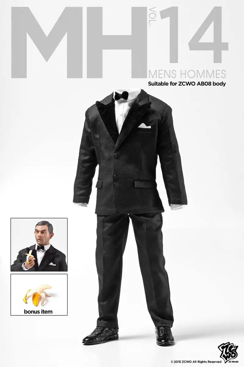 ZCWO 1/6 мужские Hommes MH14 агент Bean костюм для детей возрастом от 12 &quotКоллекционные
