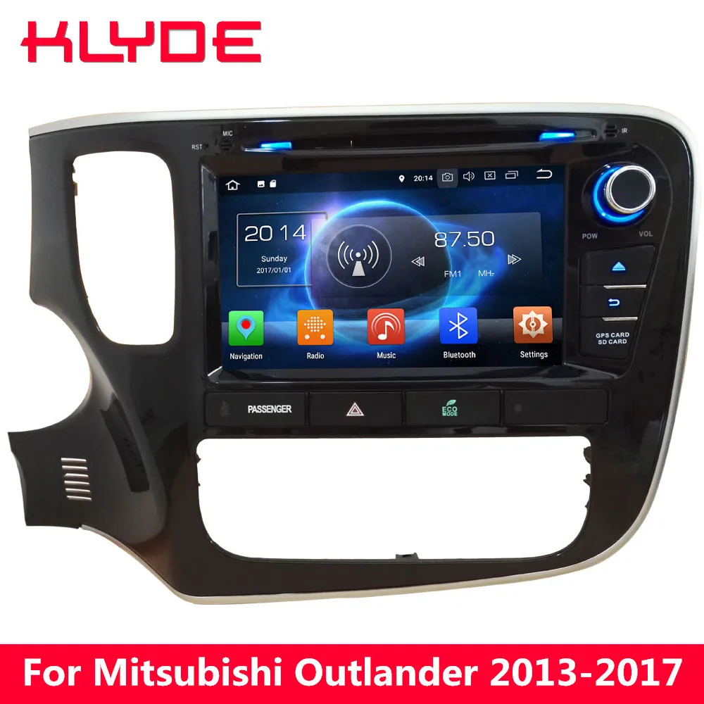 

KLYDE 8" Octa Core 4GB RAM Android 8.0 7.1 6.0 Car DVD Multimedia Player Radio For Mitsubishi Outlander 2013 2014 2015 2016 2017
