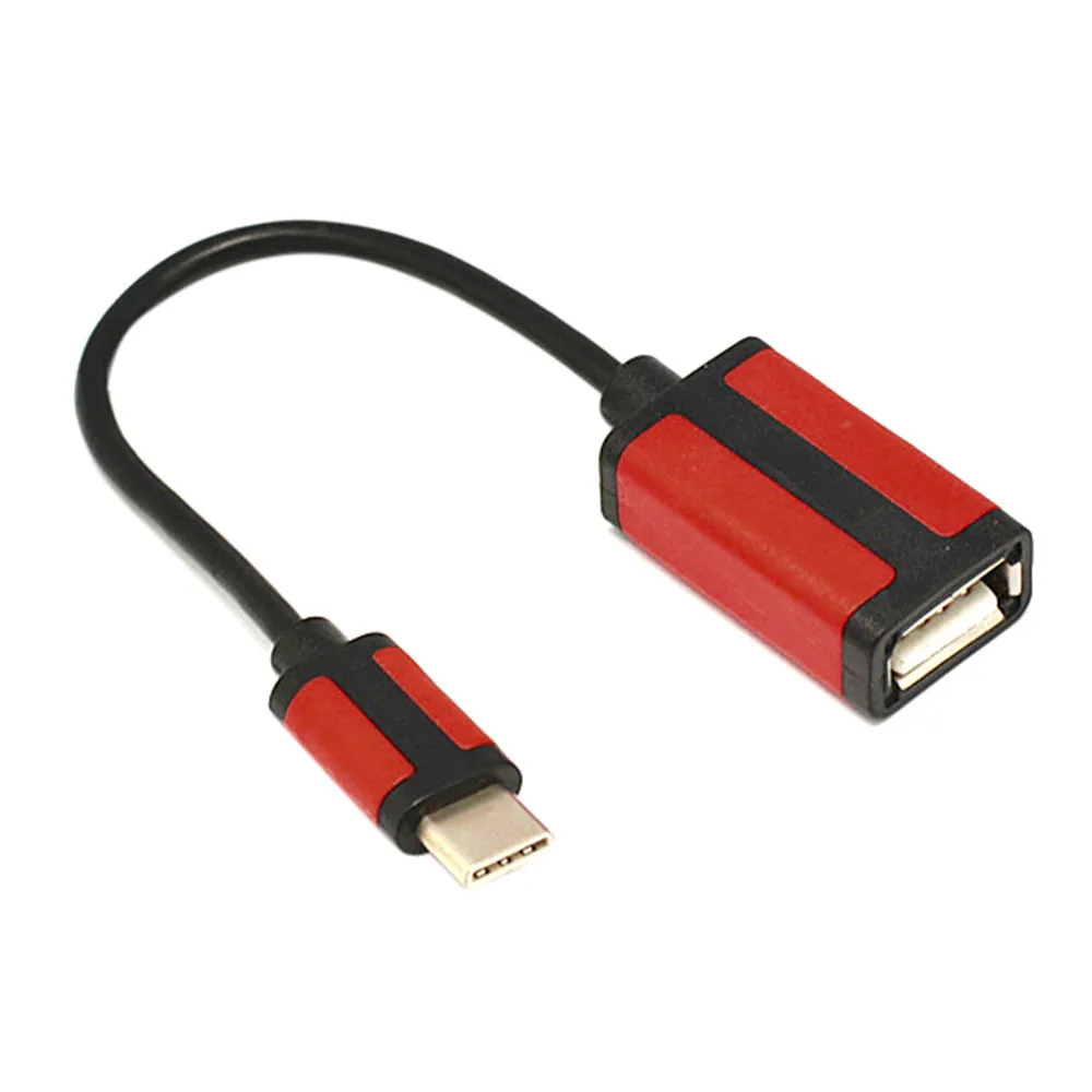 Type-C Male Connector To Female USB 2.0 OTG Data Cable Cord (1)