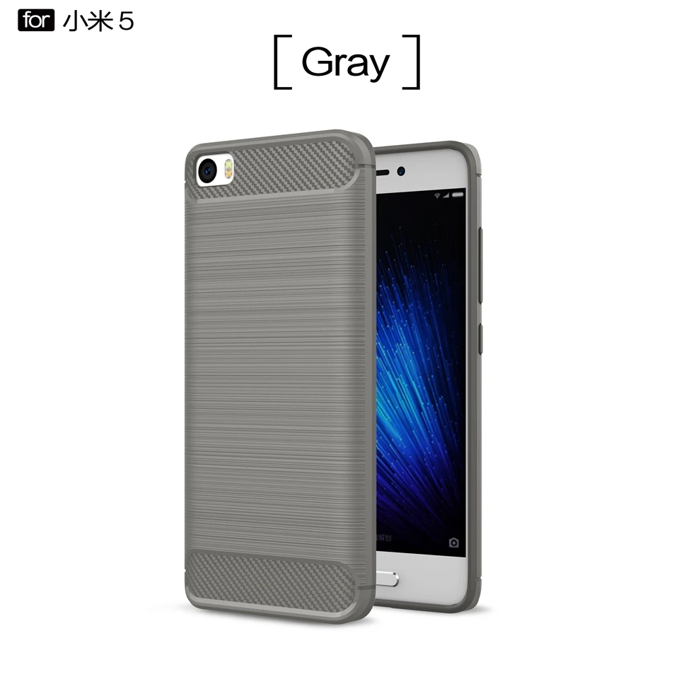 Cover For Xiomi Xiaomi Mi5 Case Carbon Fiber Silicon Soft TPU Luxury Shockproof Xami Mi5 Coque For Capas Xiaomi Mi5 Case (11)