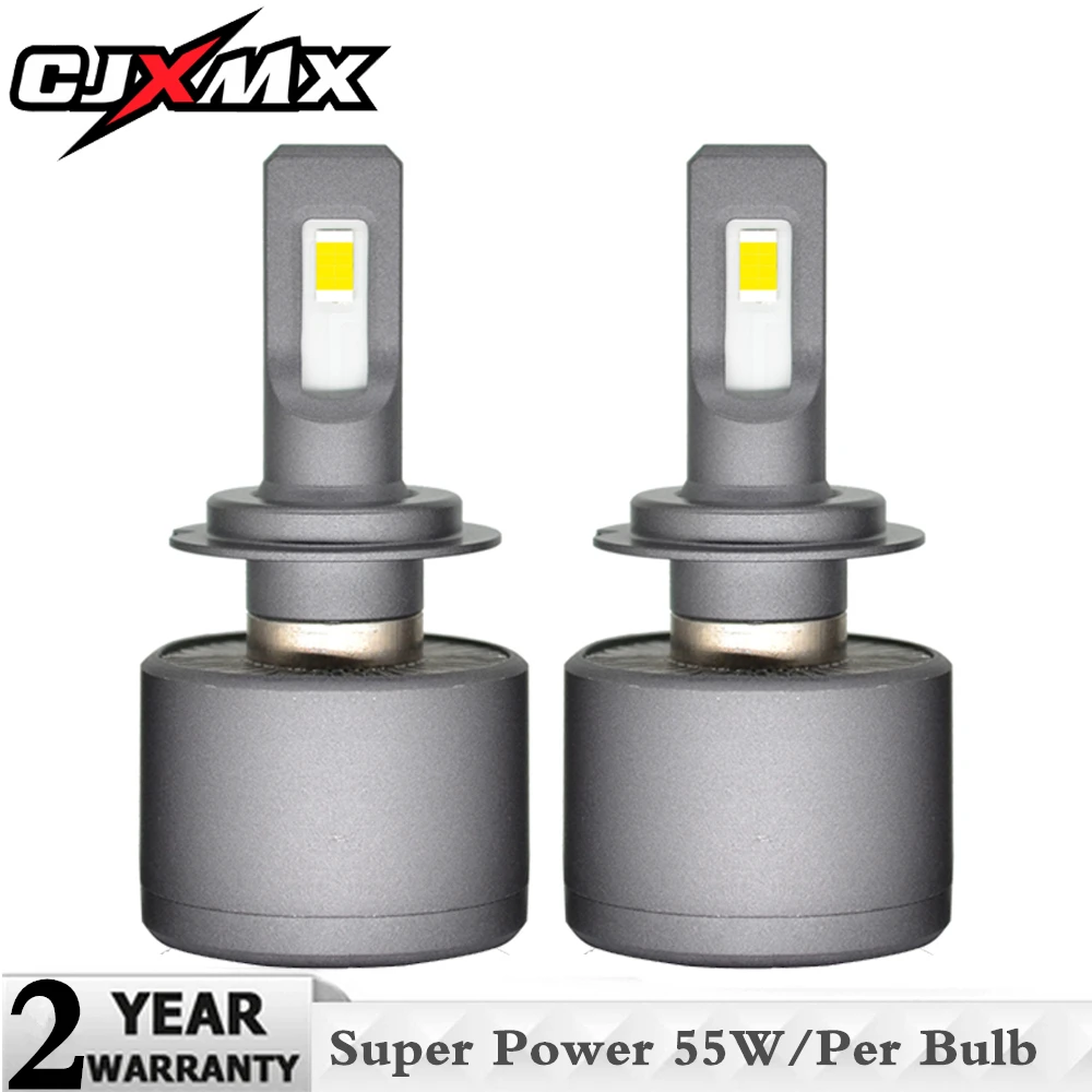 

CJXMX H7 LED Car Bulbs 16000LM 110W/set Super Power H11 9005/HB3 9006/HB4 LED Auto Headlight 12V 24V 6000K Automobile Led Light