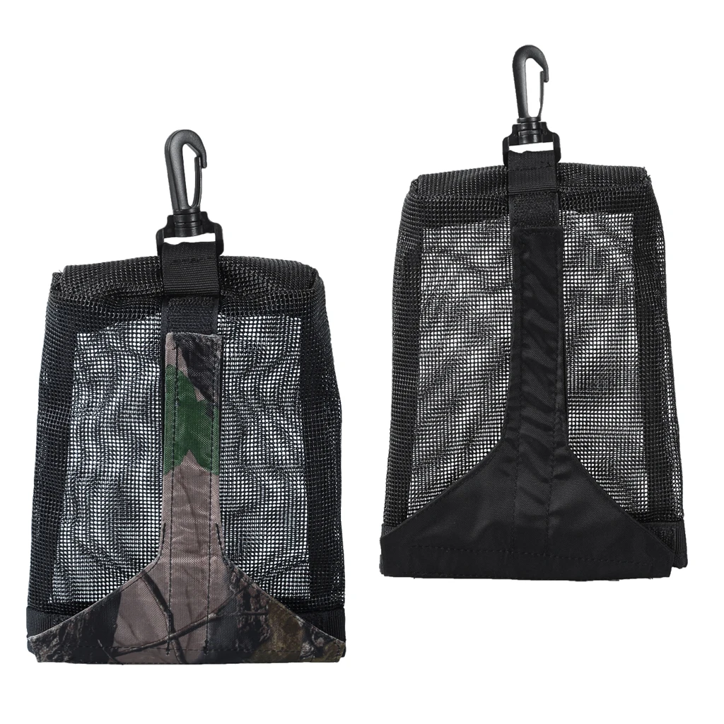 1Pc Nylon Mesh Scuba Diving Dive Weight Pocket Pouch Storage Bag with Swivel Clip&Loop Camera Drift Hook Equipment Accessories