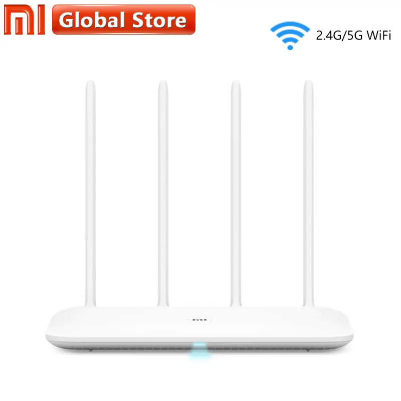 Original Xiaomi Mi WiFi Router 4 WiFi Repeater 2.4G 5GHz 128MB DDR3-1200 Dual Band Dual Core 880MHz APP Control Wireless Router Original Xiaomi Mi WiFi Router 4 WiFi Repeater 2.4G 5GHz 128MB DDR3-1200 Dual Band Dual Core 880MHz APP Control Wireless Router