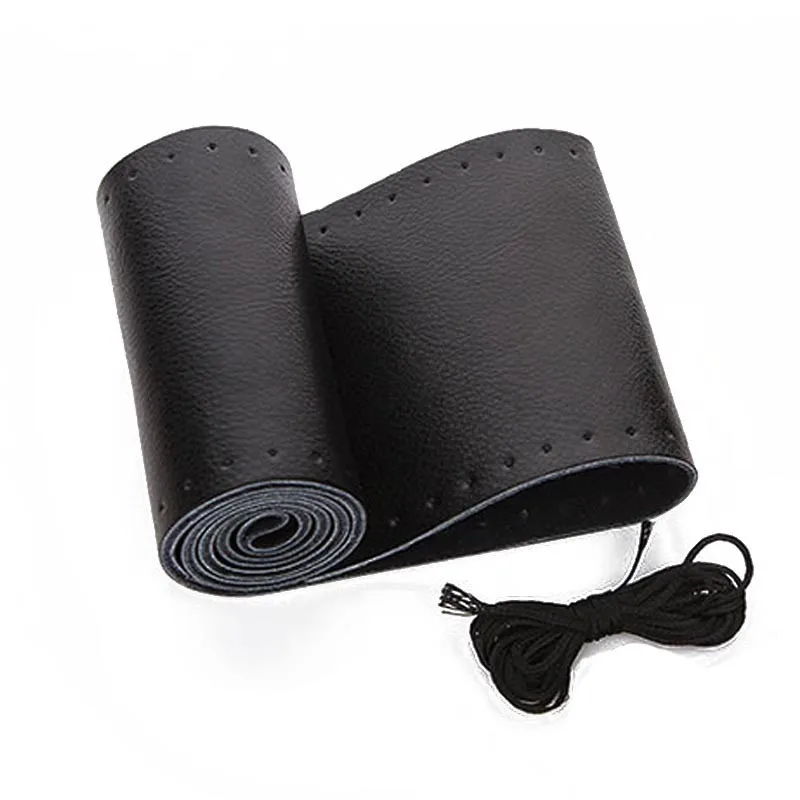 Car Braid Leather Steering Wheel (6)