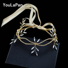 YouLaPan HP74 свадебная тиара Свадебная повязка на голову Свадебные украшения для волос свадебная диадема алмазные свадебные аксессуары для волос