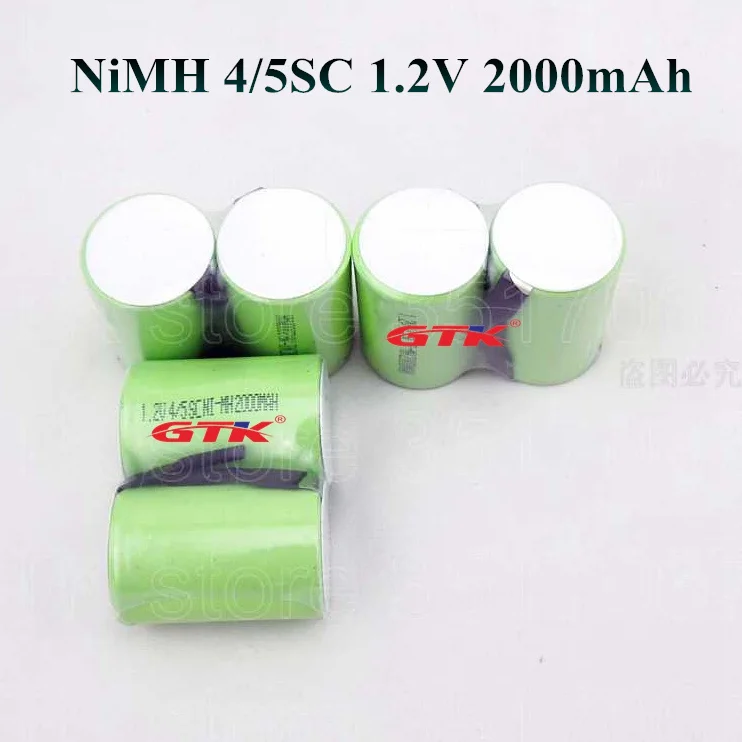 10 шт. ni-MH sub c 1 2 мАч 2000 sc nimh аккумуляторная батарея 4/5sc 4/5 в 12 В 5C разряд не ni-cd |