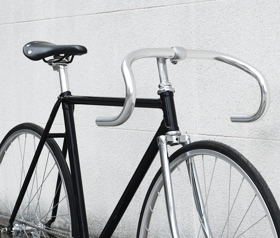 Discount 700C Fixed Gear bike Track Single speed Bike  52 cm  fixie bike vintage DIY  Retro Steel frame 2