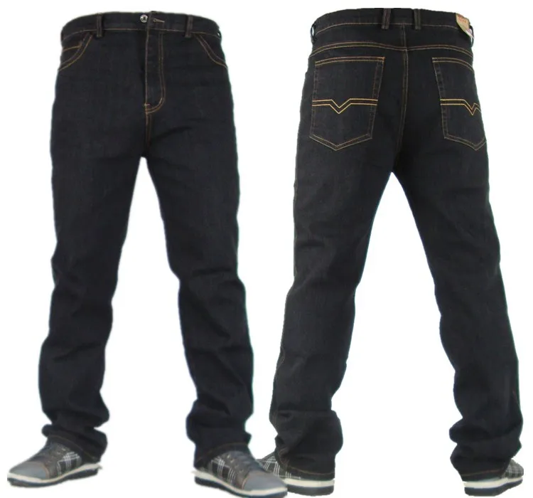 Free Shipping Plus size extra large men's casual clothing jeans male