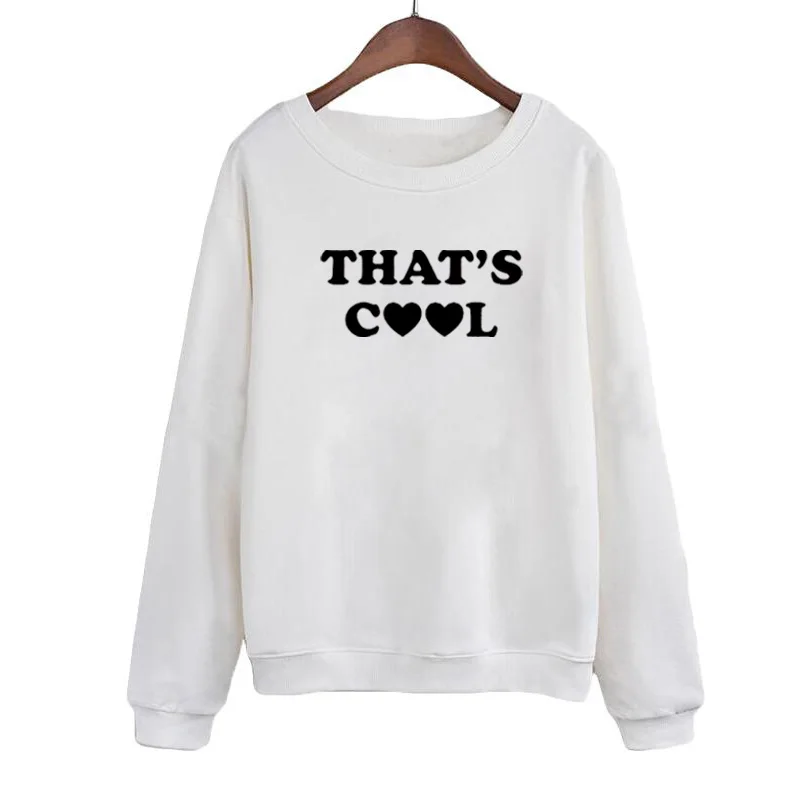 Женские толстовки с капюшоном Sudaderas Mujer уличная одежда Harajuku That's Cool Tumblr женские