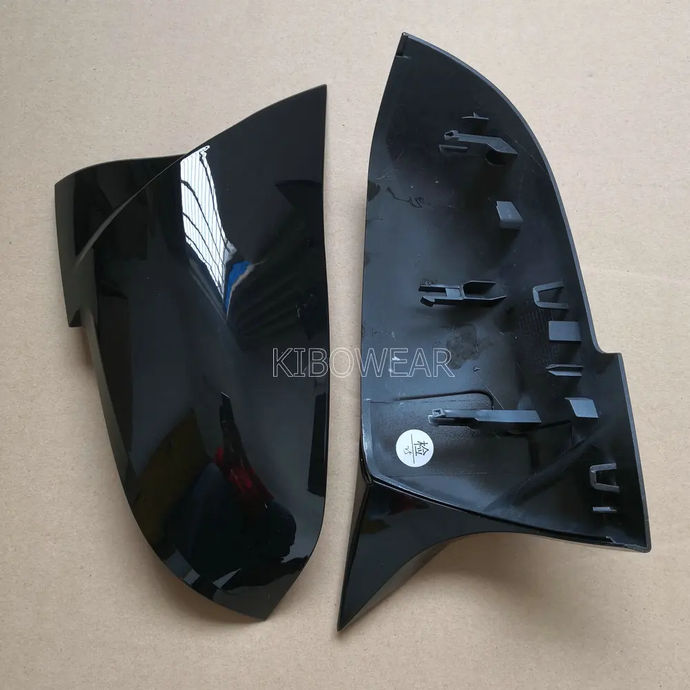 KIBOWEAR для BMW F22 F32 F35 F20 F30 X1 E84 глянцевый черный цвет, вид сбоку защитные колпачки для зеркала(например, M3 M4 стиль), на возраст 1, 2, 3, 4, серии замена