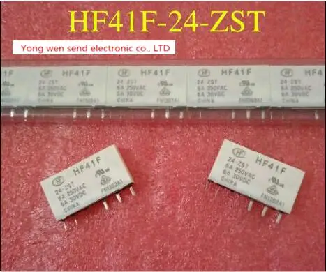 Новое реле HF41F-24-ZST HF41F24ZST HF41F 24ZST HF41F-24ZST 24-ZST DIP5 10 шт./лот | Обустройство дома
